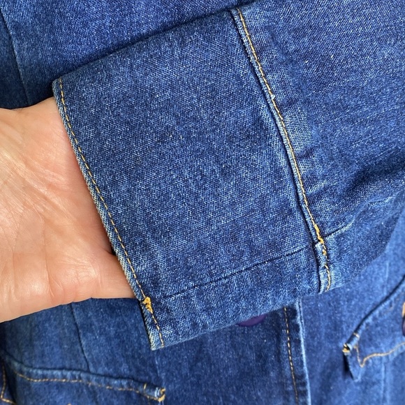 Rampage Vintage Denim Duster Coat - Picture 5 of 6